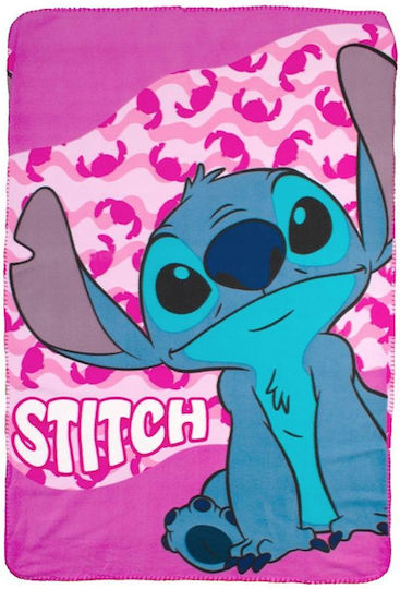 Disney Blanket Fleece Stitch Pink 140x100cm