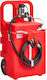 Vevor Diesel Transfer Tank 32 Gallons Portable Kerosene Tank Electric Transfer Pump 12v Dc 10gpm 13 Foot Delivery Hose & Self-Sealing Nozzle Compatible with Diesel & Kerosene