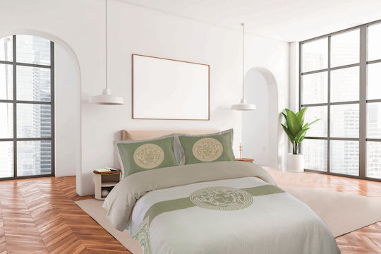 Makis Tselios Home Σετ Κουβερλί Υπέρδιπλο Βαμβακοσατέν 240x250cm 3τμχ