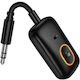 Hoco E151 Graceful Bluetooth Audio Transmitter & Receiver V5.4 Aux 3.5mm SD Microphone Black
