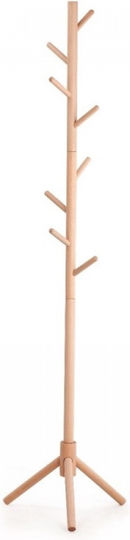 TnS Cuiere de podea Lemn Maro 42x42x175cm TnS Cuiere de podea Lemn Maro 42x42x175cm