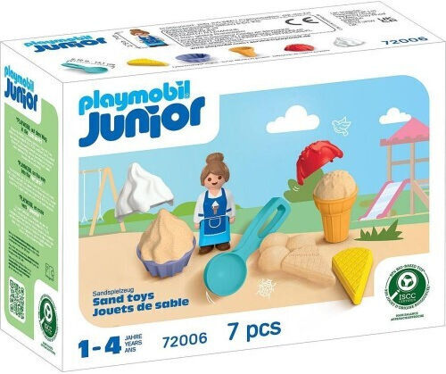 Playmobil Младежка Играчки в пясъка със сладкарката за 1-4 години