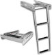 Boat Ladder 3 Steps Telescopic Inox 29x87.5cm