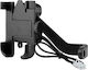 Smartphone Mirror Mount Motorcycle Usb Charging Black