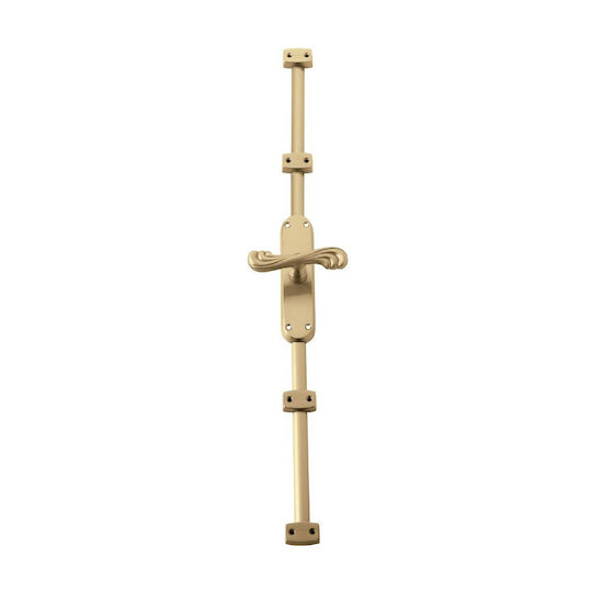 Latch Handle – Exterior Bronze Latch Zogometal No221 – Matte Gold For Balcony Doors 160cm