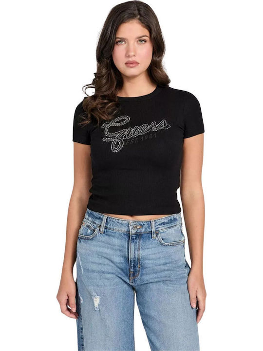 Guess Women's T-shirt Black