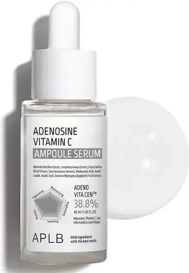 APLB Adenosine Vitamin C Ampoule Anti-Aging Ampoule Serum For Face With Vitamin C For Brightening & Revitalization 40ml
