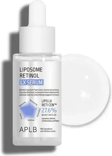 APLB Liposome Retinol LX Αντιγηραντικό Serum Προσώπου με Ρετινόλη & Centella Asiatica για Σύσφιξη & Θρέψη 40ml