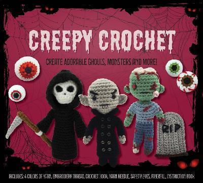Creepy Crochet Kit Create Adorable Ghouls Monsters And More Includes 4 Colors Of Yarn Embroidery Thread Crochet Hook Yarn Needle Safety Eyes Fiberfill Instruction Book Kati Galusz Inc.,u.s Creepy Crochet Kit Create Adorable Ghouls Monsters And More Includes 4 Colors Of Yarn Embroidery Thread Crochet Hook Yarn Needle Safety Eyes Fiberfill Instruction Book Kati Galusz Inc.,u.s