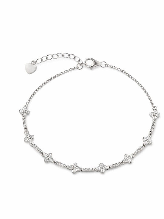 Ulysses Brățară Argint 925 Cu Zircon 21cm