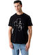 T-shirt Μαύρο