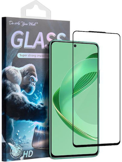Huawei Nova 12 Se Do As You Wish Закалено Стъкло Филм С Принт На Копринен Екран Черен
