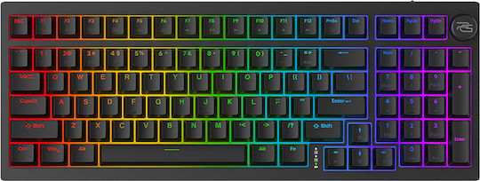 Proove Slicker Drahtlos Gaming Mechanische Tastatur 98% mit Outemu Rot Schaltern und RGB-Beleuchtung (Englisch US)