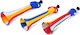 Horn Carnival Accessory Polychrome 1pcs