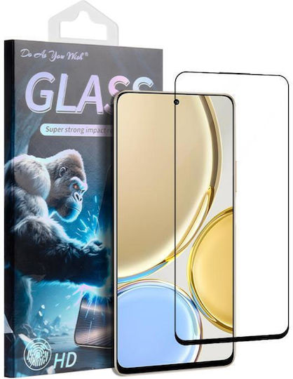 Honor X30 5g Do As You Wish Закалено Стъкло Филм С Копринен Принт Hd Черен
