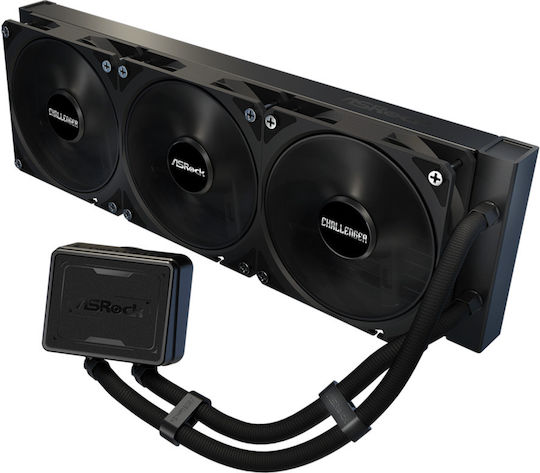 ASRock Challenger Pure 360 Water Cooling System AIO CPU With 3 Fans 120mm And RGB Lighting