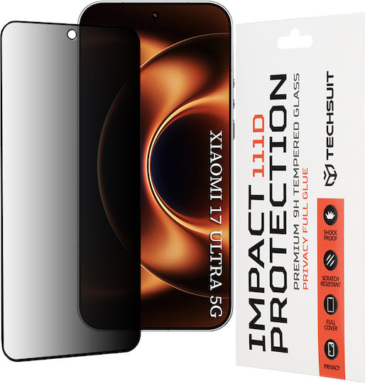 Techsuit 111d Privacy Full Glue Xiaomi 17 Ultra Black