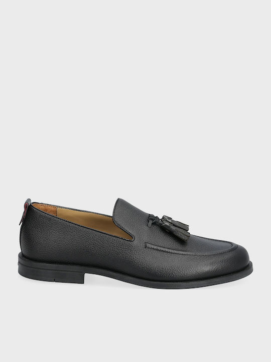Men's Leather Loafers Black