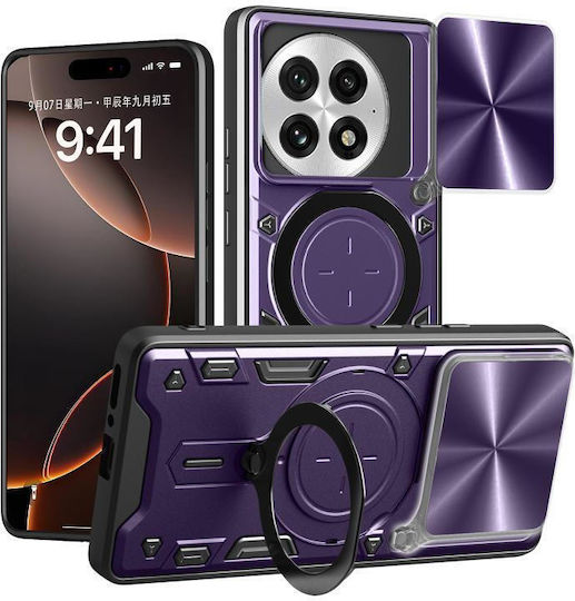 Techsuit Camguard Pro Back Cover Plastic Purple (OnePlus 13R)
