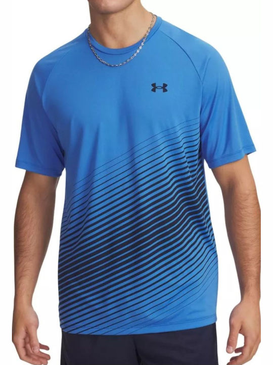 Under Armour Αθλητικό T-shirt Μπλε