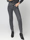 Hoch tailliert Damenjeans in Schlanker Passform Black