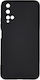 Cover Umschlag Rückseite Silikon Schwarz (Huawei Nova 5T / Honor 20 Huawei Nova 5T / Honor 20 / Ehre 20)