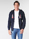 1877 Fz Men's Fleece Cardigan Gray