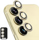 Samsung Galaxy A37 A57 Enkay Hat-prince 9h Rear Camera Lens Aluminium Alloy Tempered Glass Film Gold
