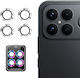 Xiaomi Poco F8 Ultra Enkay Hat-prince 9h Rear Camera Lens Aluminium Alloy Tempered Glass Film Silver