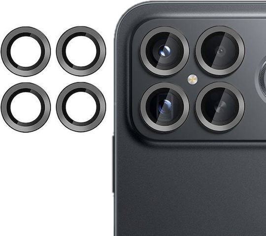 Xiaomi Poco F8 Ultra Kalebol No Flicker Ultra-thin Individual Camera Lens Tempered Glass Film Black