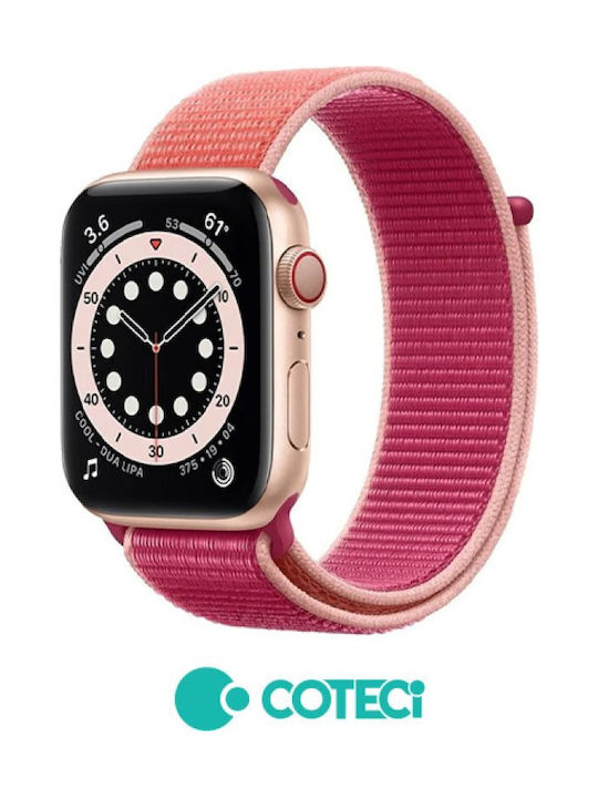 Coteci Strap Apple Watch 42 44 45 49mm Magic Tape Strap W17 Pomegranate Coteci Strap Apple Watch 42 44 45 49mm Magic Tape Strap W17 Pomegranate