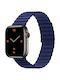 XO Каишка Apple Watch 42 44 45 49mm Силикон Магнитна Синя