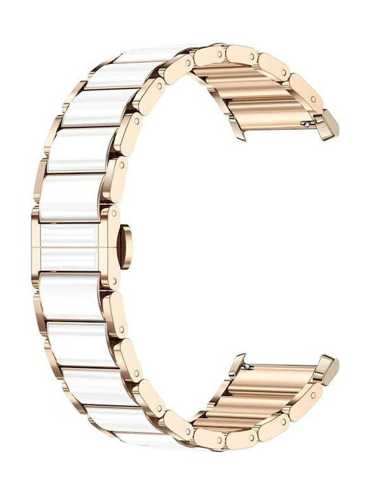 Strap Smart Watch 18mm Ceramic Strap Frame Ceramic White Gold Official Gt5 Pro Oem Strap Smart Watch 18mm Ceramic Strap Frame Ceramic White Gold Official Gt5 Pro Oem