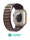 Coteci Strap Apple Watch 42 44 45 49mm Alpine Loop Strap Purple