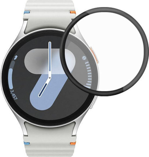Sticlă 3D Temperată PET Samsung Watch 7 44mm Neagră OEM