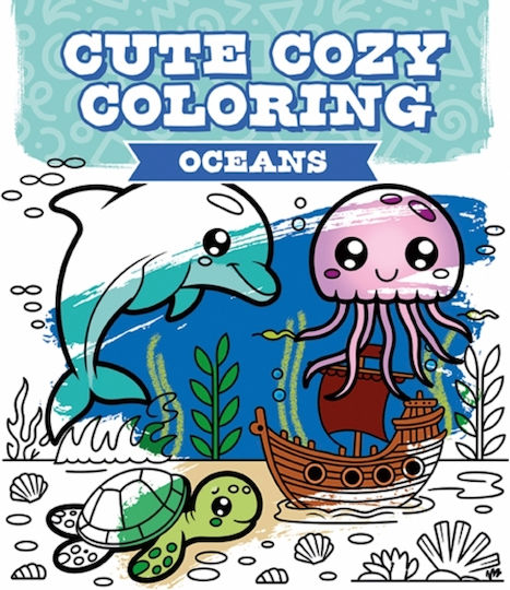Cute Cozy Coloring Oceans Guild Master Craftsman Publications Ltd