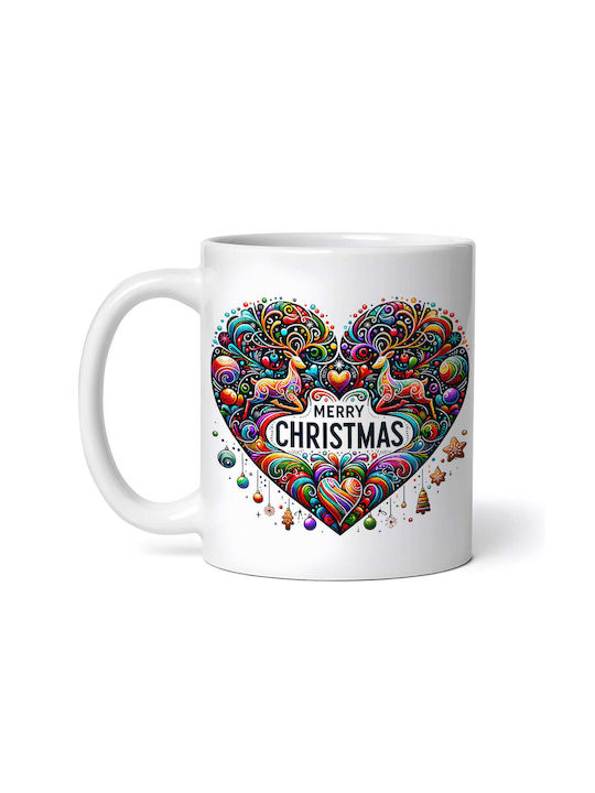 Cană Marry Christmas Heart Melisa Cu Inimi