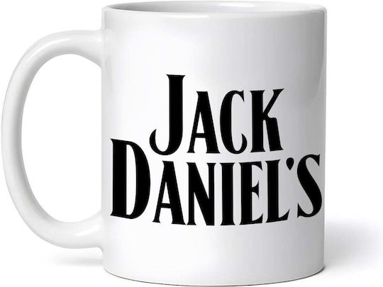 Jack Daniel's Brand Mug Ceramic White 330ml