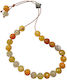 Agate Worry Beads Orange