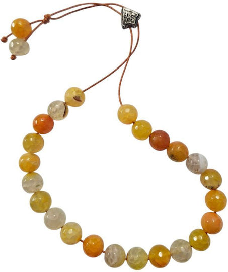 Agate Worry Beads Orange