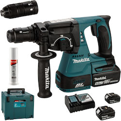 Makita Cu impact Ciocan rotopercutor 18V cu 3 baterii 5Ah