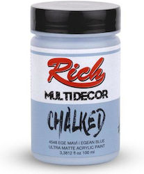 Rich Χρώμα Κιμωλίας 3625 Aegean Blue 100ml RICP3625