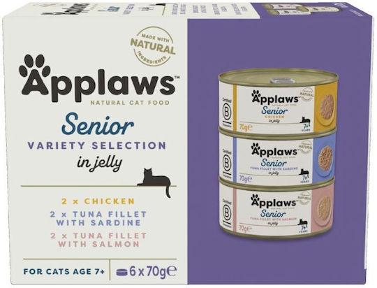 Applaws Nassfutter für ältere Hunde 6x70gr
