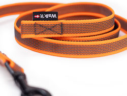 Walkfit Λουρί/Οδηγός Σκύλου Ιμάντας Πορτοκαλί 10m