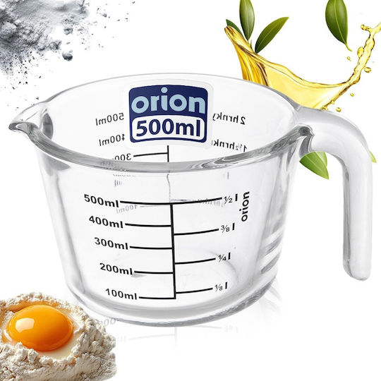 Orion Γυάλινος Δοσομετρητής Κουζίνας 500ml