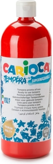 Carioca Τέμπερα Ζωγραφικής Scarlet Red 1000ml