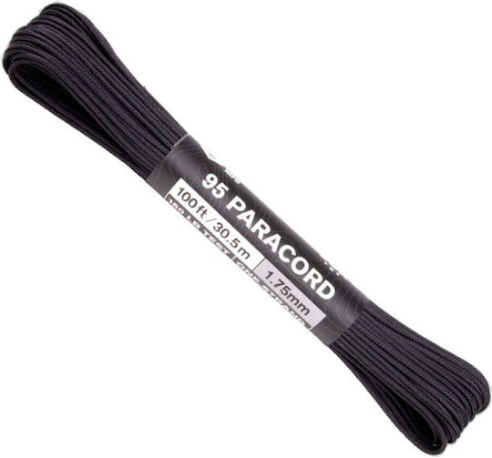 Atwood Rope Mfg 95 Paracord Αρτάνη 100ft Μαύρο
