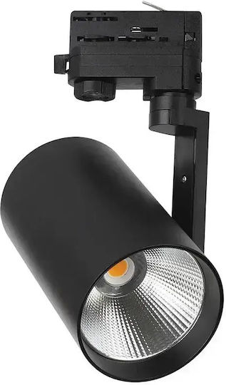 V-TAC LED Θερμό Λευκό Σποτ σε Μαύρο Χρώμα