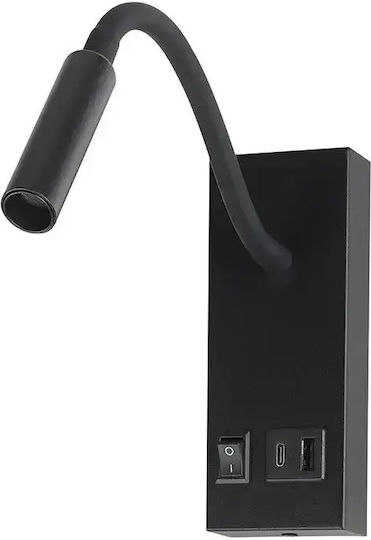 V-TAC LED Θερμό Λευκό Σποτ σε Μαύρο Χρώμα