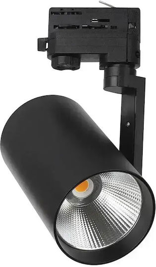 V-TAC LED Ψυχρό Λευκό Σποτ σε Μαύρο Χρώμα